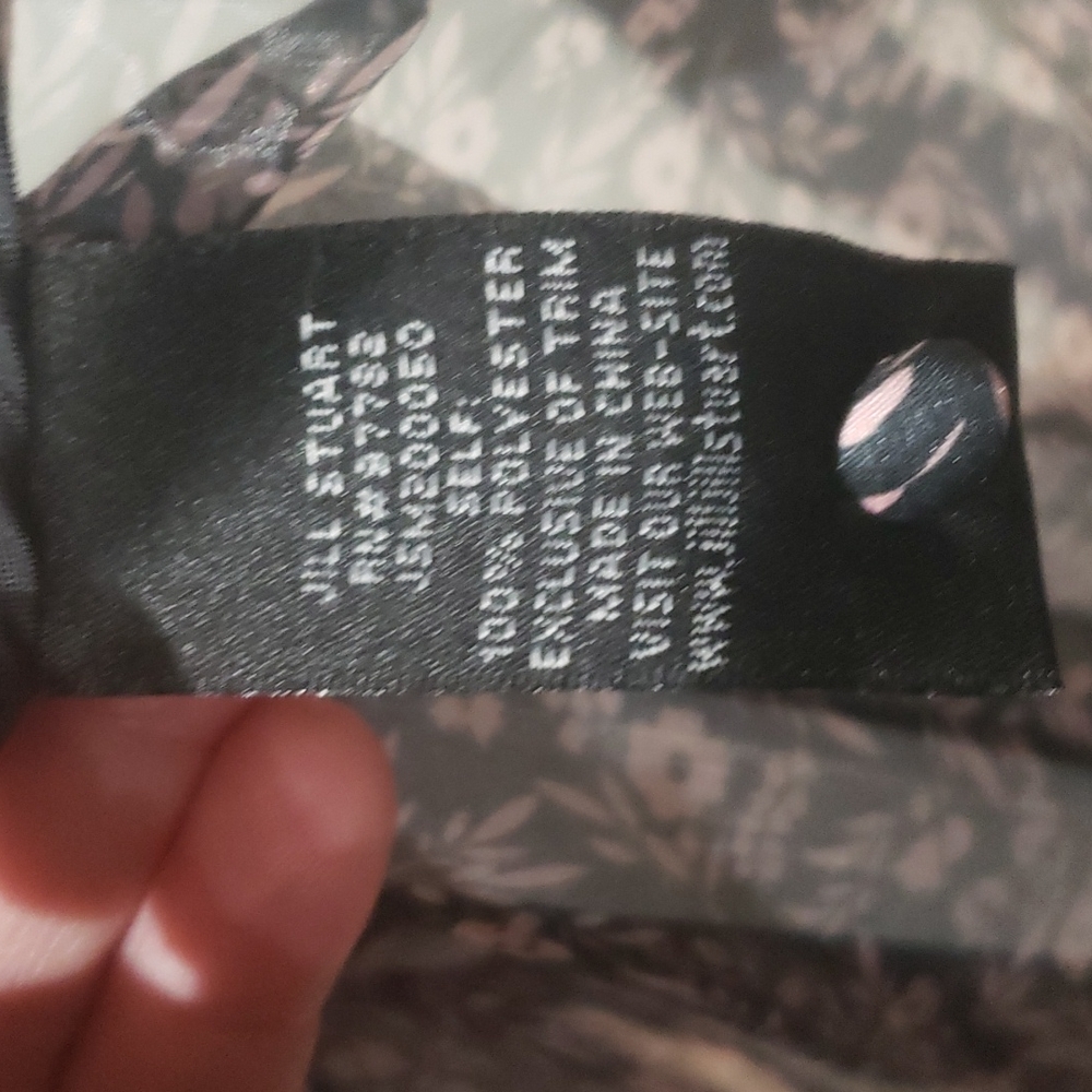 Jill Stuart Xs Semi Sheer Mixed Pattern Stripe & … - image 7